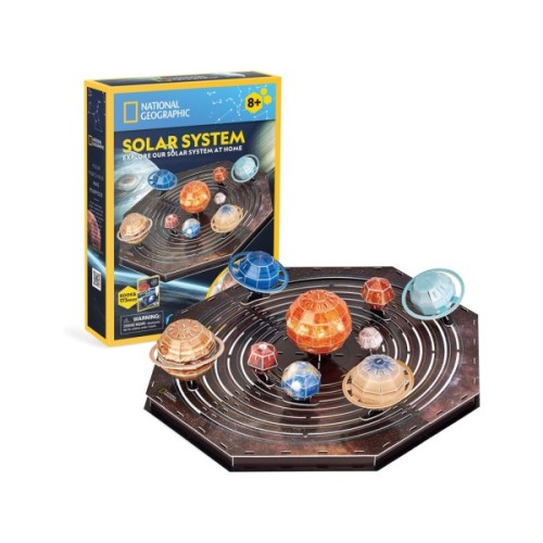 Пазл Cubic Fun Тривимірна головоломка-конструктор Stem Сонячна система (DS1087h)