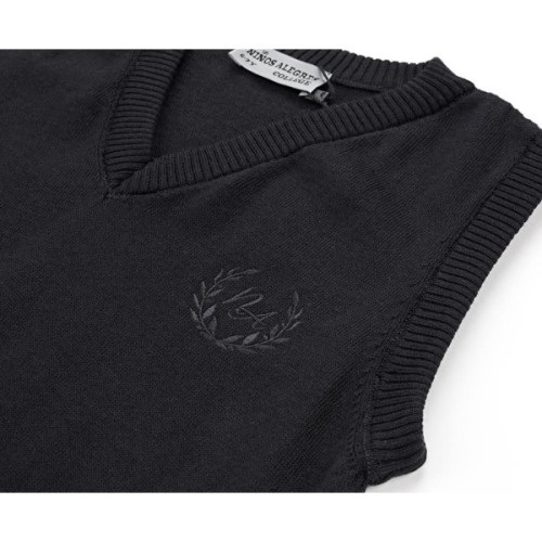 Жилет дитячий Na в'язаний (12-2064-140B-black)
