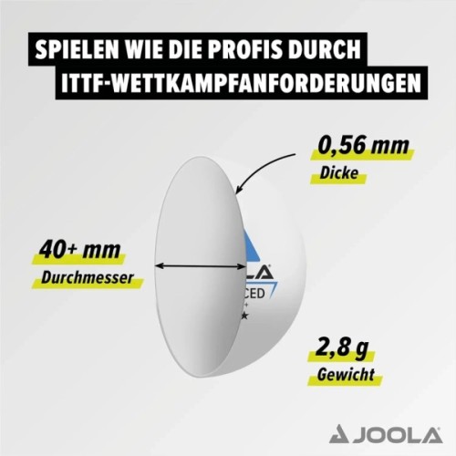 М'ячик для настільного теніса Joola Outdoor ball 6 шт (42181) (930962)