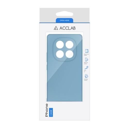 Чохол до мобільного телефона ACCLAB SoftShell Xiaomi Redmi Note 14 Pro 5G Light Blue (1283126620096)