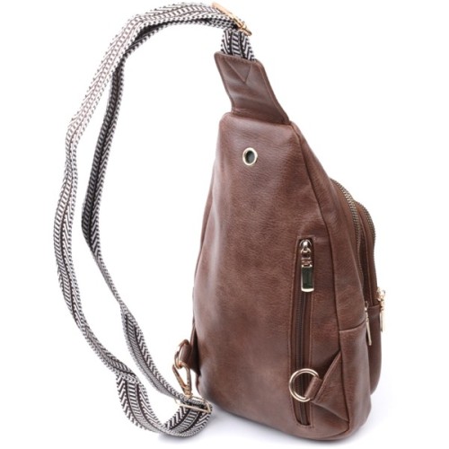 Сумка Vintage З екошкіри Коричнева (22747)