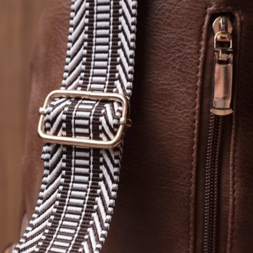 Сумка Vintage З екошкіри Коричнева (22747)