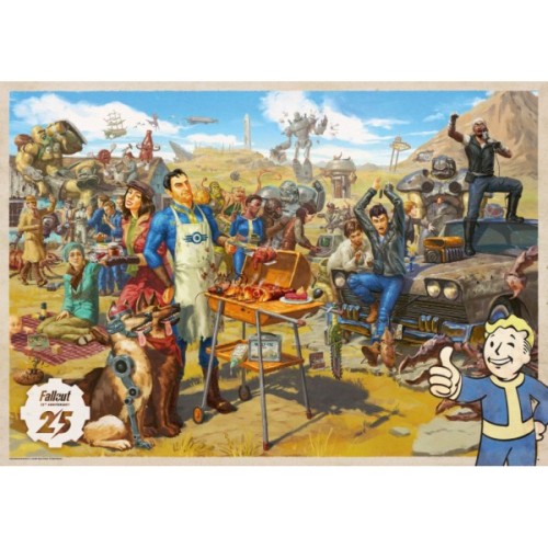 Пазл GoodLoot Fallout 25th Anniversary 1000 елементів (5908305242918)