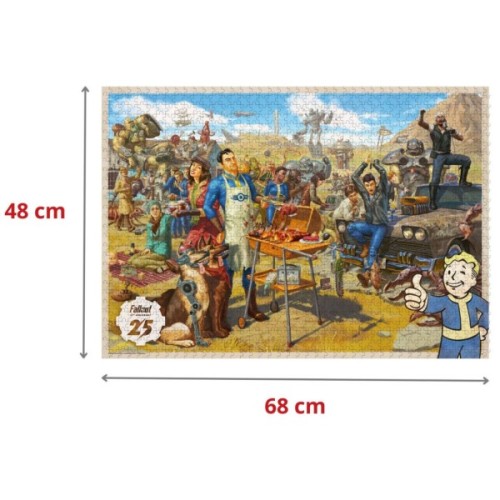 Пазл GoodLoot Fallout 25th Anniversary 1000 елементів (5908305242918)