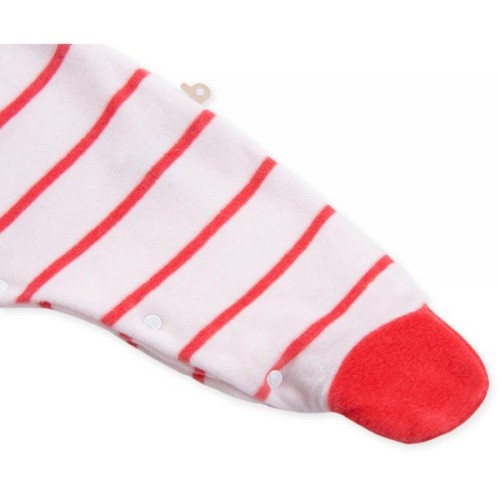 Чоловічок дитячий Bibaby в смужку "Lovely" (60173-68G-coral)