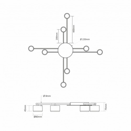 Світильник Videx VL-SPF22B-W
