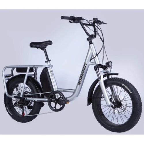 Електровелосипед Dorozhnik 20" ADAMANT HDD рама-18,5" 48B 17.5А*г 750Вт 2026 срiблястий (ELB-D-20-078)