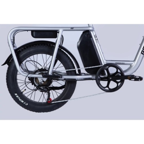 Електровелосипед Dorozhnik 20" ADAMANT HDD рама-18,5" 48B 17.5А*г 750Вт 2026 срiблястий (ELB-D-20-078)