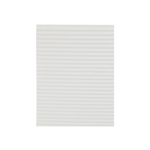 Кольоровий картон Maxi A4 Гофрокартон 21х29,7 см білий (MX61896)