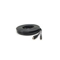 Кабель мультимедійний HDMI M to HDMI M 15.0m V1.4 black Merlion (YT-HDMI(M)/(M)SLIM-15m/06971)