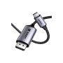 Кабель мультимедійний USB-C to DisplayPort M 3.0m 8K CM556 black Ugreen (25839)
