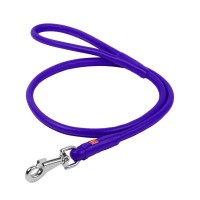 Повідець для собак WAUDOG Glamour круглий L d 13 мм Д 122 см фіолетовий (33799)