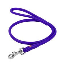 Повідець для собак WAUDOG Glamour круглий L d 13 мм Д 122 см фіолетовий (33799)