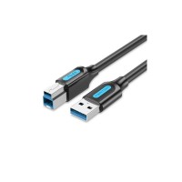 Кабель для принтера USB 3.0 AM/BM 1.5m black Vention (COOBG)