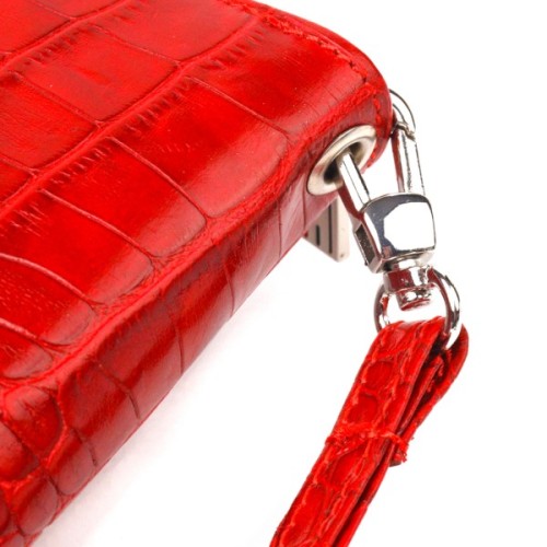 Гаманець Canpellini З натуральної шкіри Червоний (21621)