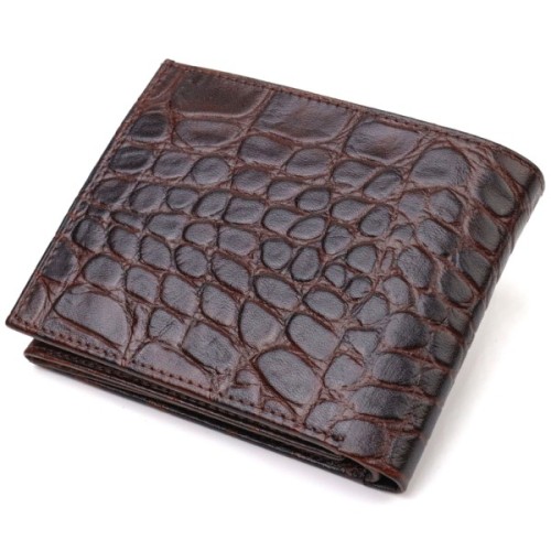 Гаманець Canpellini З натуральної шкіри Коричневий (21865)