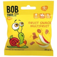 Дитячі снеки Bob Snail фруктові мультифрукт 20 г (1740856)