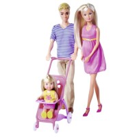Лялька Simba набір Штеффі Щаслива родина (5733673)