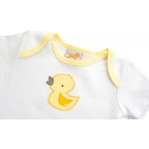 Набір дитячого одягу Luvena Fortuna чоловічок, штанці, кофточка і шапочка (F7756.Y.6-9)