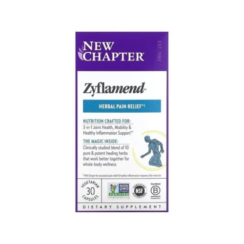Вітамінно-мінеральний комплекс New Chapter Протизапальний комплекс, Zyflamend, 30 вегетаріанськ. (NC0072)