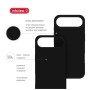 Чохол до мобільного телефона Intaleo Silicone Case Apple iPhone 17 Air Black (1283126630460)