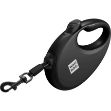 Повідець для собак WAUDOG R-leash з контейнером для пакетів S до 12 кг 3 м чорний (26281)
