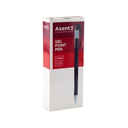 Ручка гелева Axent Forum 0.5 мм Чорна (AG1006-01-A)