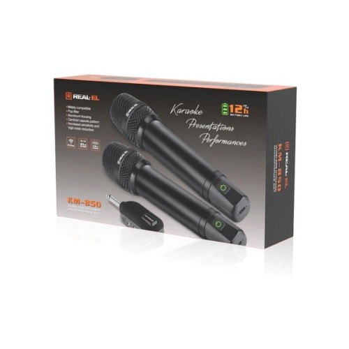 Мікрофон REAL-EL KM-850 Black (EL121900002)