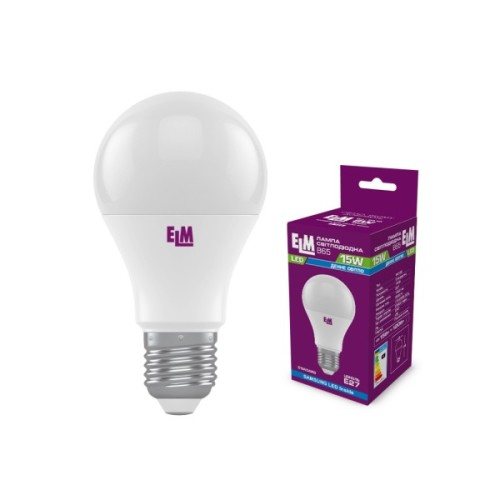 Лампочка ELM B65 15W PA10S E27 6500K (18-0195)