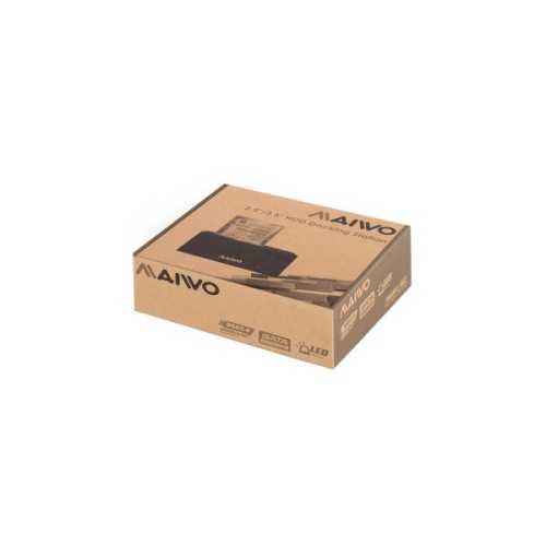Док-станція для накопичувачів Maiwo HDD 2.5"/3.5" SATA/SSD USB 3.0 (K308P)