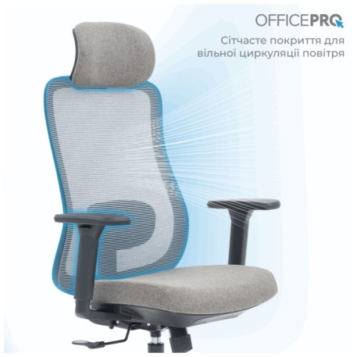 Офісне крісло OfficePro Wave OC599-B-DG-DG (OC599-B-DG-DG)