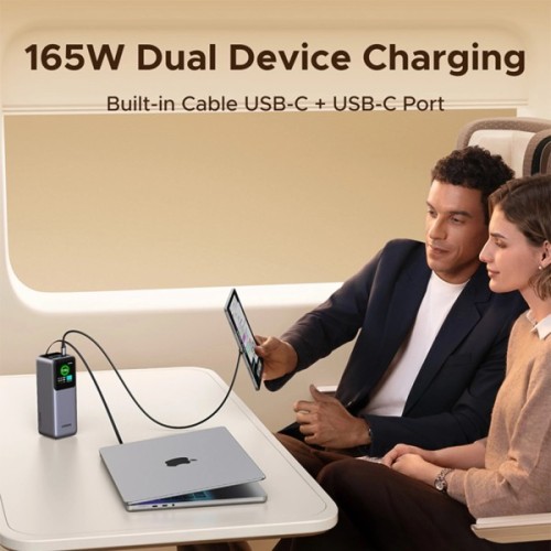 Батарея універсальна Ugreen 20000mAh 165W with Retractable Cable (PB726 55987B)