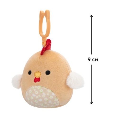 Брелок Squishmallows на кліпсі – Півник Руті 9 см (SQCP00465)