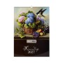 Календар Buromax настінний А2 2027 рік, 1 пружина, Flowers and birds (BM.210650)