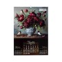 Календар Buromax настінний А2 2027 рік, 1 пружина, Flowers and birds (BM.210650)