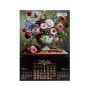 Календар Buromax настінний А2 2027 рік, 1 пружина, Flowers and birds (BM.210650)