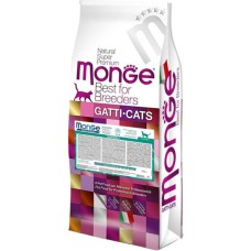 Сухий корм для кішок Monge Cat Hairball зі смаком курки, кукурудзи та рису 10 кг (8009470004794)