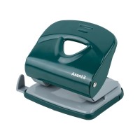 Діркопробивач Axent Exakt-2 металевий, 30арк, Earth colors зелений (3930-30-A)