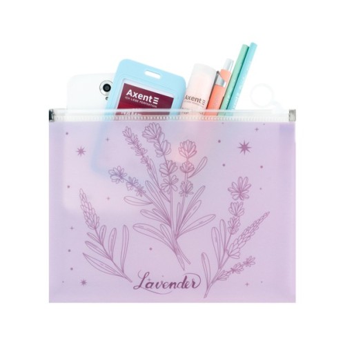 Папка на блискавці Axent zip-lock А5 Lavender-2 (1498-37-A)