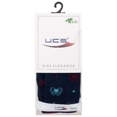 Колготки дитячі UCS Socks з бантом (M0C0301-2427-62G-blue)