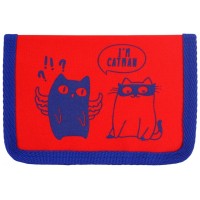 Гаманець дитячий Cool For School багатофункційний на липучці, червоний (CF86316)