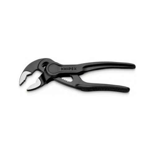 Кліщі KNIPEX COBRA XS переставні з фіксатором, 28 мм (1"), под ключ 24 мм, L-100 мм, Cr-V (87 00 100)
