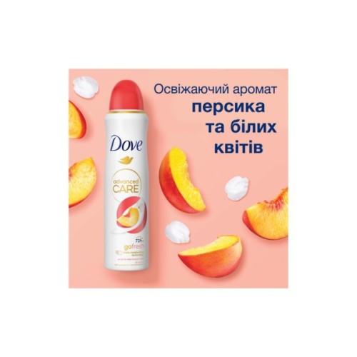 Антиперспірант Dove Персик та білі квіти 150 мл (8720181444524/8720181443572)