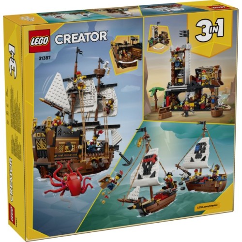 Конструктор LEGO Creator Культовий піратський корабель (31387)