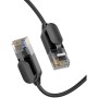 Патч-корд 0.5м, U/UTP CAT 6A Copper Ethernet Cable тонкий(діаметр 2.8мм) NW122 Black Ugreen (70331)