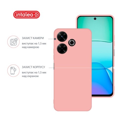 Чохол до мобільного телефона Intaleo Silicone Xiaomi Redmi 13 Pink (1283126600708)