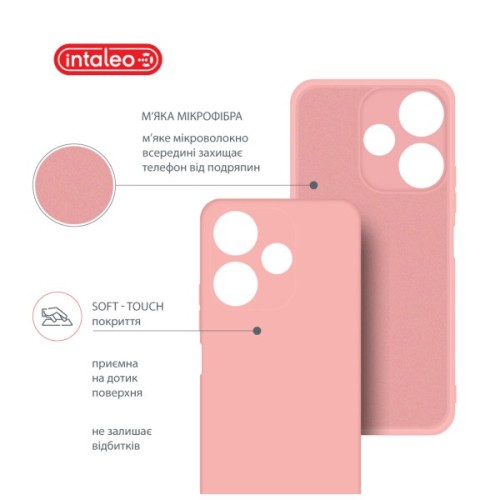 Чохол до мобільного телефона Intaleo Silicone Xiaomi Redmi 13 Pink (1283126600708)