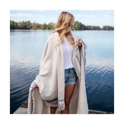 Плед Biederlack Wohndecke Bright Day silver 150х200 (778307)