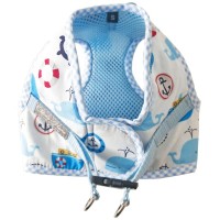 Шлея для собак Chloe's Home Florida marine S синя (CLH3000)