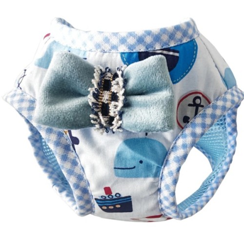 Шлея для собак Chloe's Home Florida marine S синя (CLH3000)